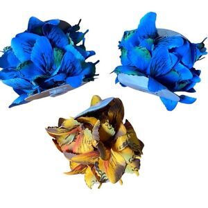 Vintage Whimsigoth Wired butterfly floral garland fairy ribbon fairycore y2k